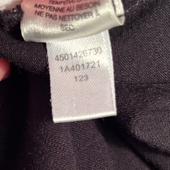 Chico’s | Zenergy Two-Toned Animal Print Raglan Black White Metallic Foil Tee(L) - Picture 6 of 6